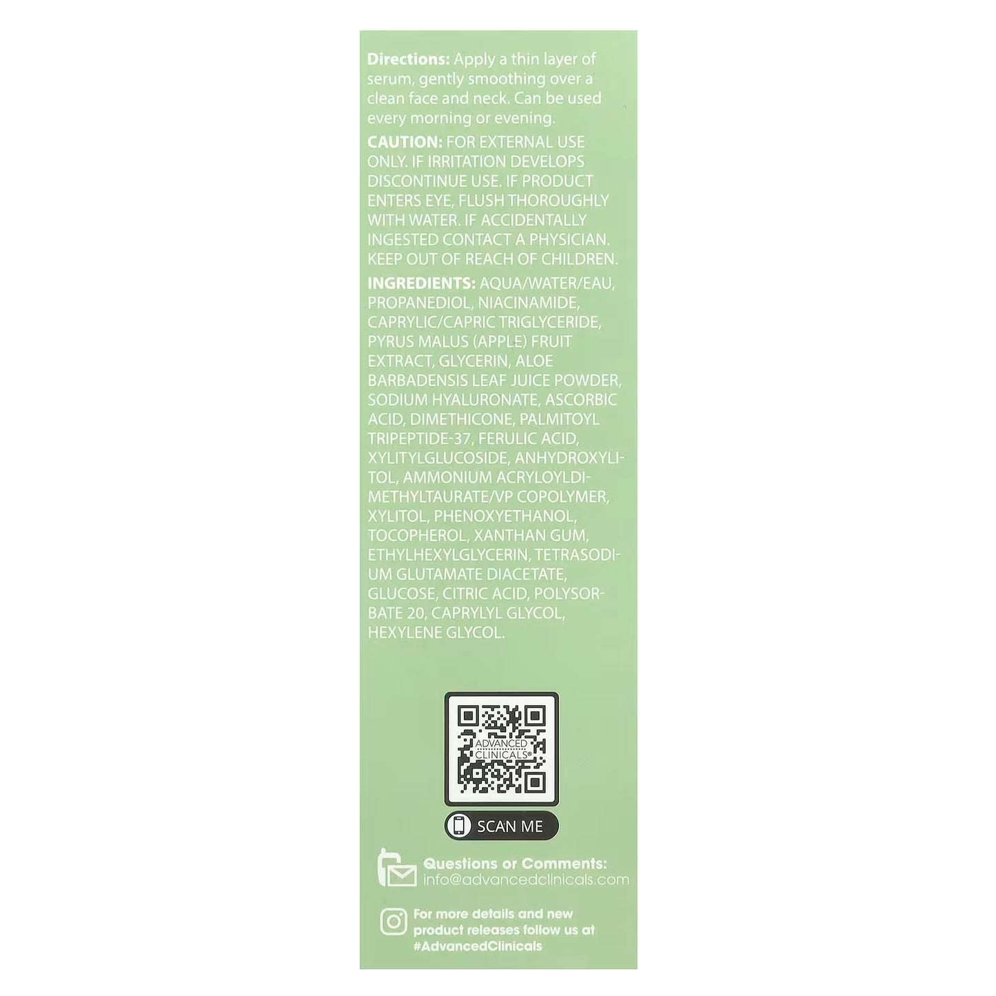 Advanced Clinicals, 5% Niacinamide Serum, 1.75 fl oz (52 ml)
