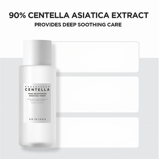SKIN1004 Madagascar Centella Tone Brightening Tone-Up Sunscreen Cleansing Gel Foam Boosting Toner Ampoule Creme Set