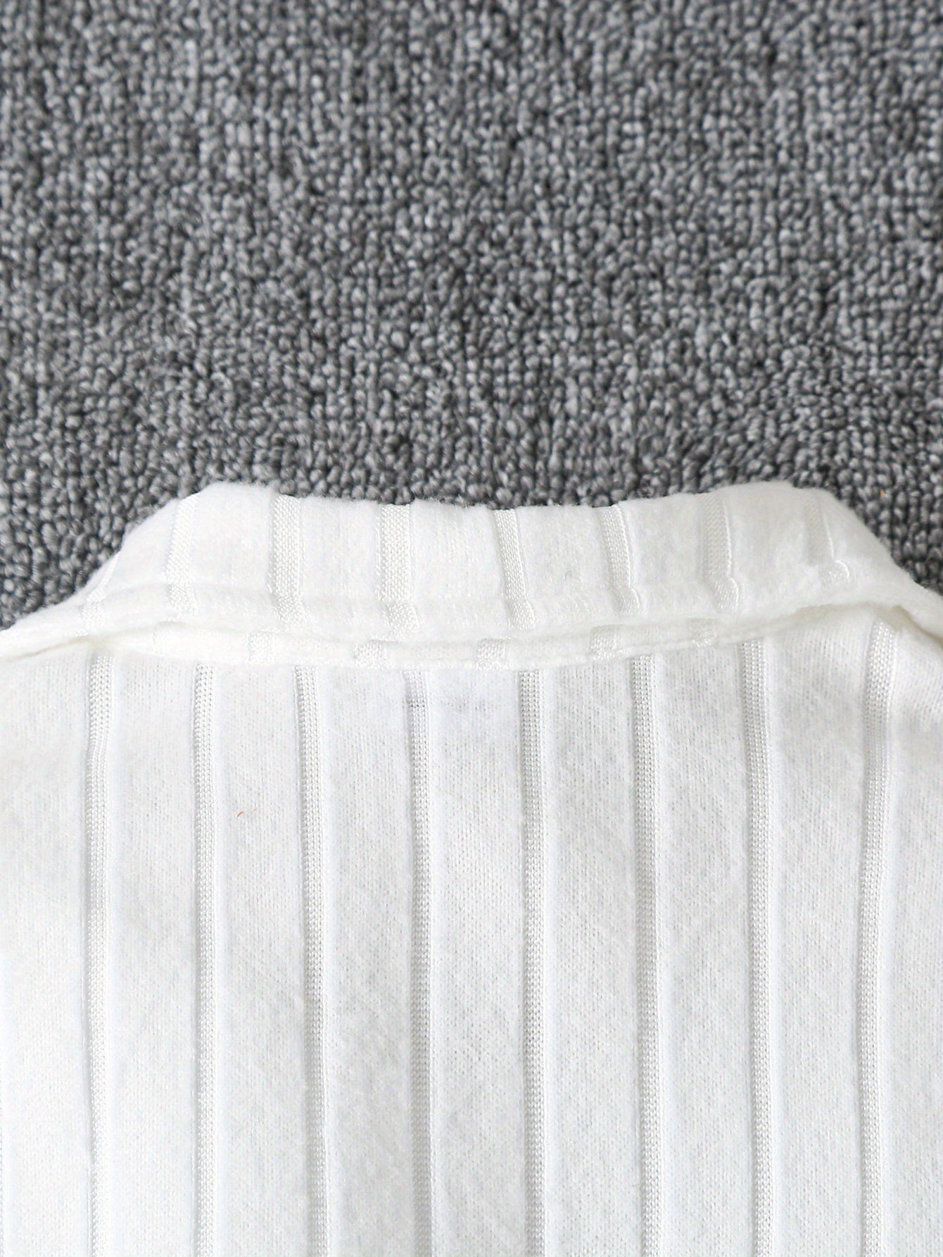 Girls' White Ribbed Knit Long Sleeve Top with Brown Pleated Skirt & Belt - Cute V-Neck Blouse, Soft Stretchy Fabric, Perfect for Fall/Winter Outings, Baby Girl Outfit, Perfect for Outdoor, Perfect for, for Outdoor, and specia