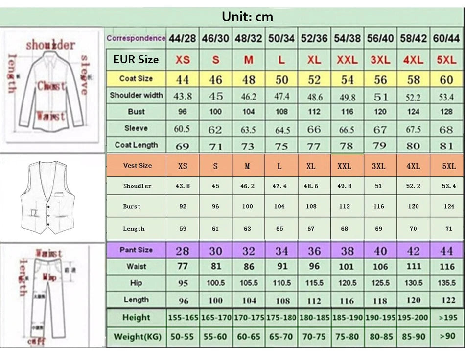 Jacquard Floral Tuxedo Suits for Men Wedding Slim Fit Navy Blue and Gold Gentleman Jacket with Vest Pant 3 Pieces Male Costume