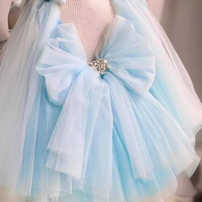 New Butterfly Flower First Birthday Dress