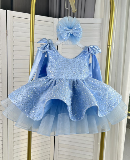 New Light luxury baby girl beauty pageant dress