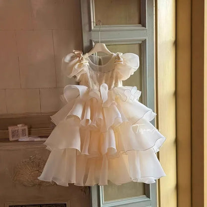 Childrens Bow Cake Princess Dress