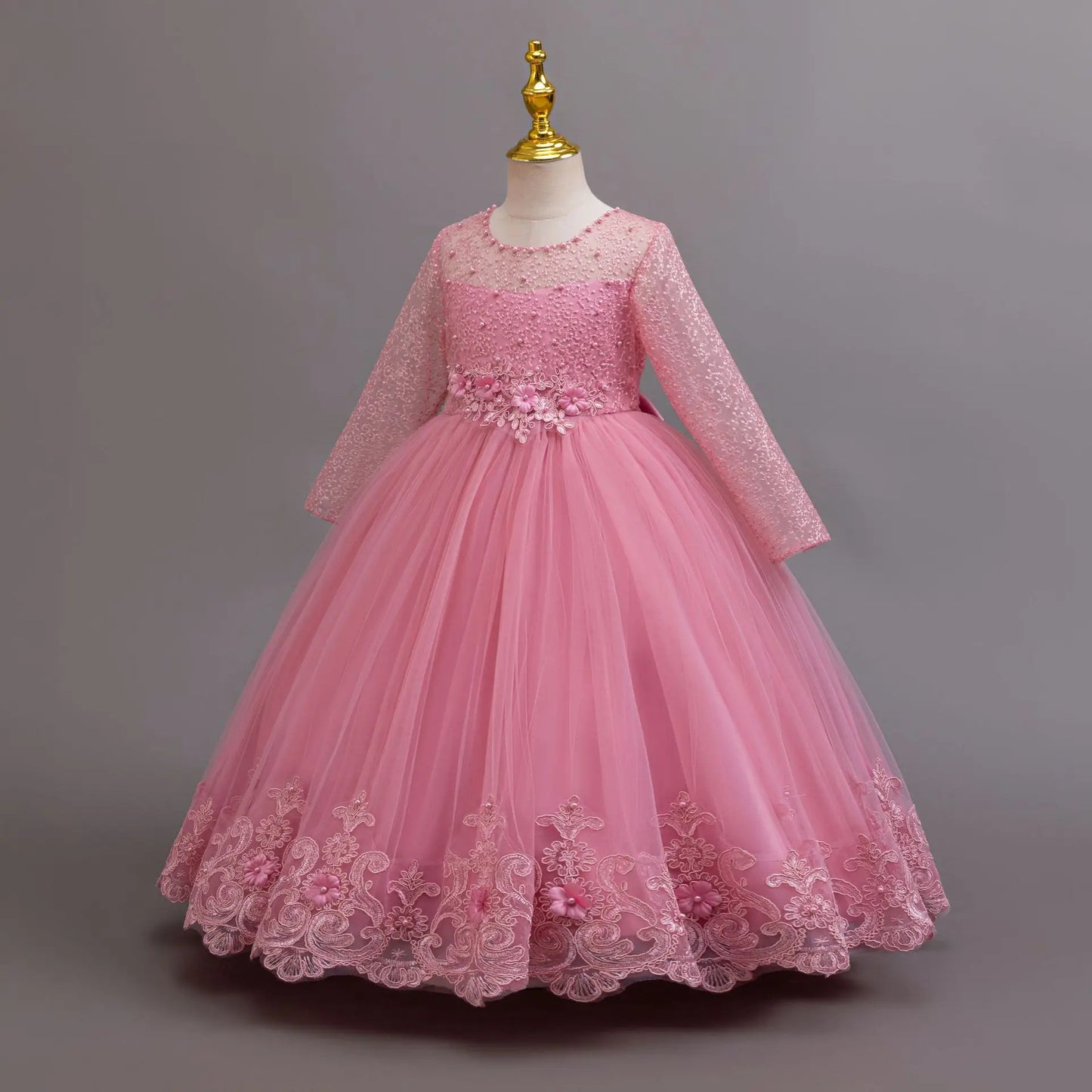 New Long Sleeve Elegant Dress