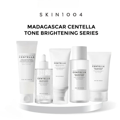 SKIN1004 Madagascar Centella Tone Brightening Tone-Up Sunscreen Cleansing Gel Foam Boosting Toner Ampoule Creme Set