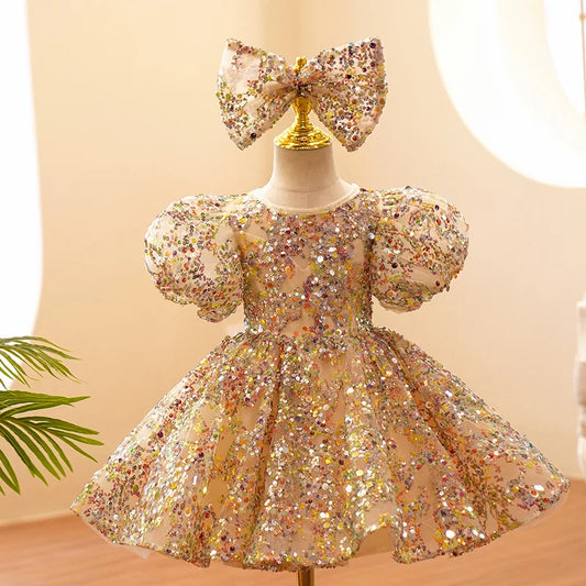 2025 Birthday Party Gown Sequin Pageant Formal Dress