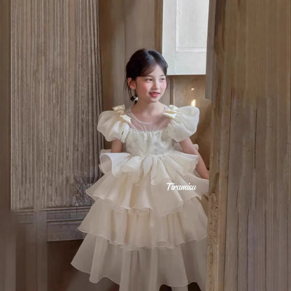 Childrens Bow Cake Princess Dress