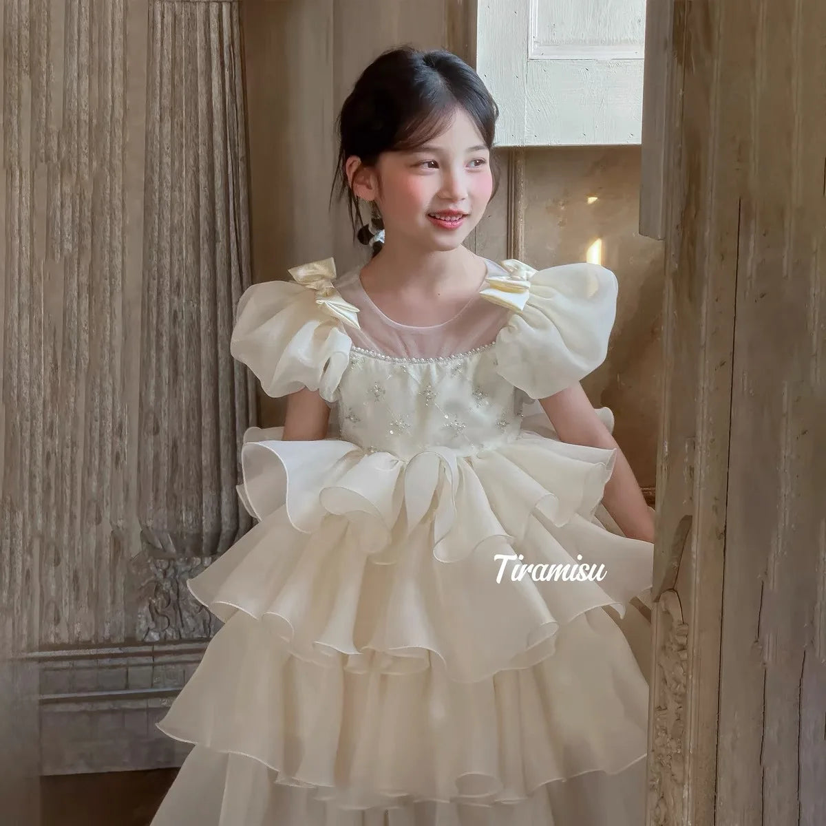 Childrens Bow Cake Princess Dress