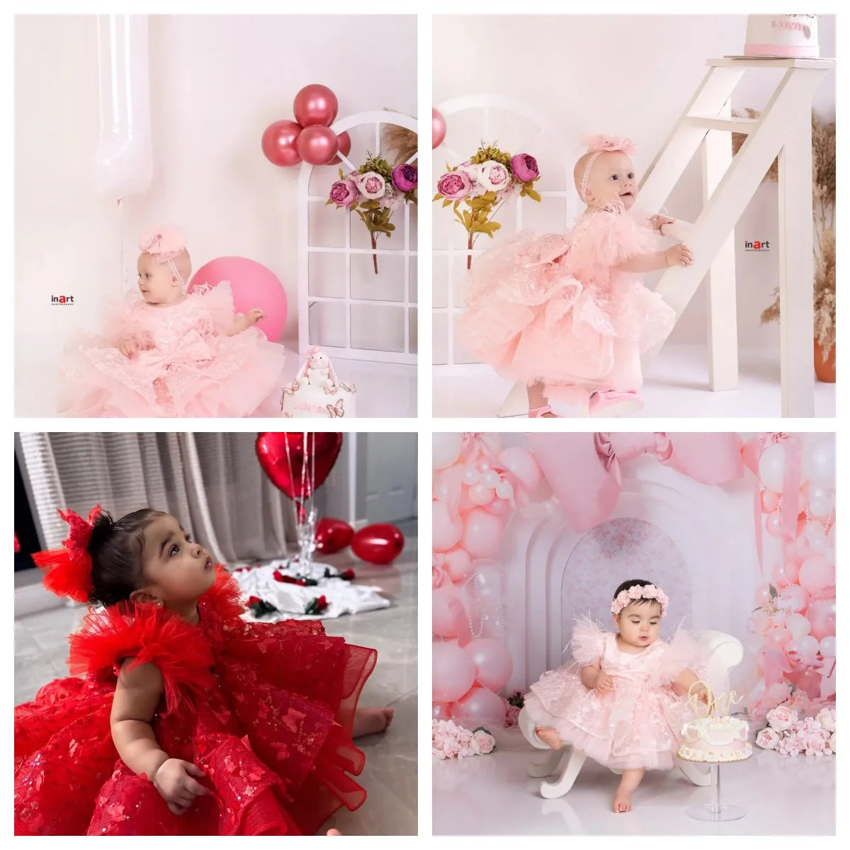 New Luxury flower children's wedding dress