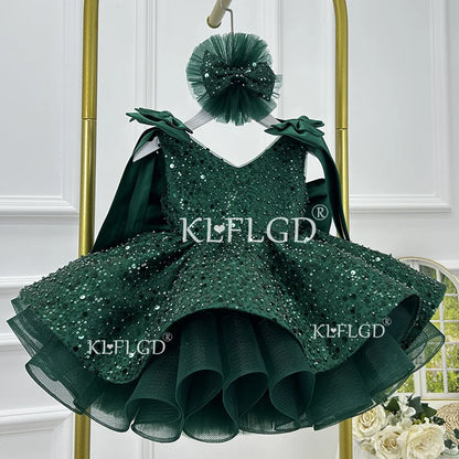 New Light luxury baby girl beauty pageant dress