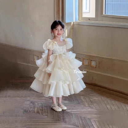 Childrens Bow Cake Princess Dress