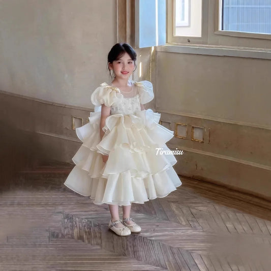 Childrens Bow Cake Princess Dress