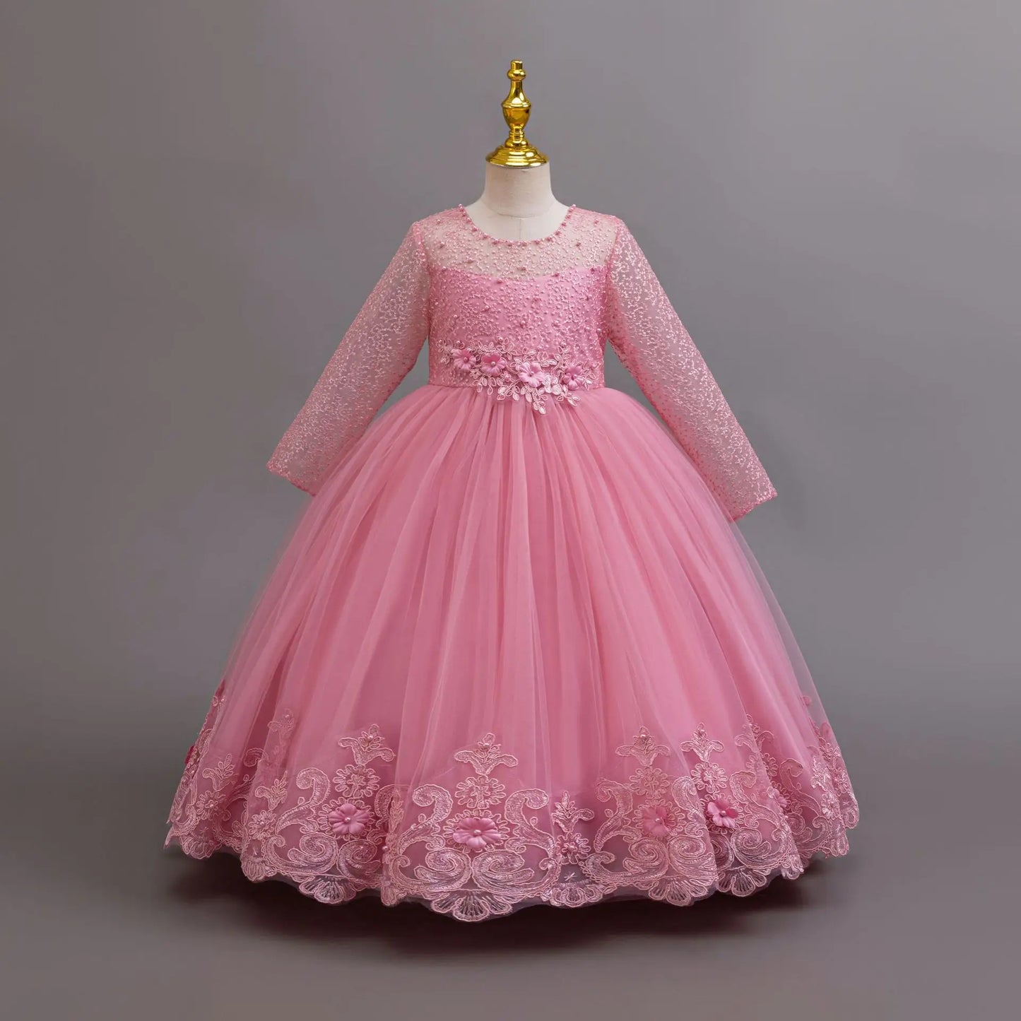 New Long Sleeve Elegant Dress