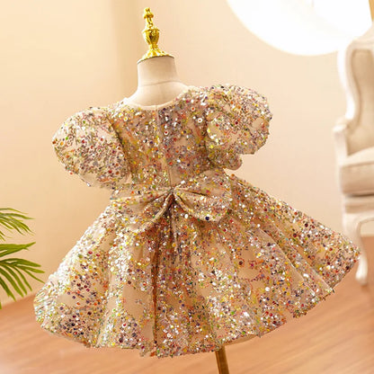 2025 Birthday Party Gown Sequin Pageant Formal Dress