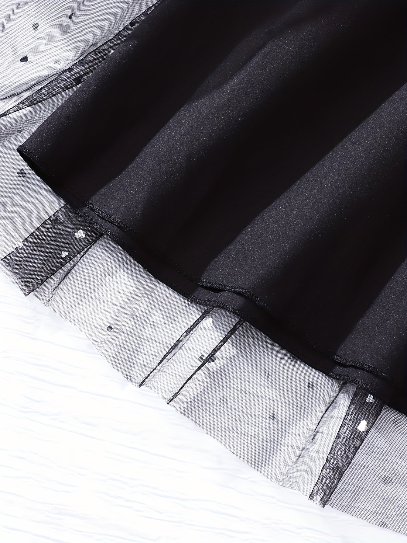 Girls' Casual Fashion Long Sleeve & Mesh Skirt Set for Spring, Autumn, and Winter