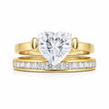 Aurelia Lumina Duo Ring Set on a white background
