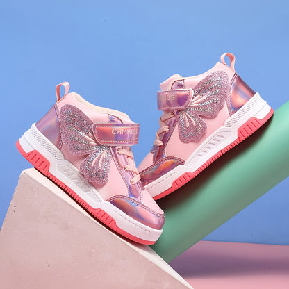 Girls' Sports Shoes 2024 Autumn and Winter New Youngsters's Board Shoes Girls High Quality Running Shoes