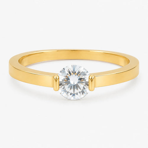 Celeste Round Solitaire Ring product image