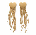 Amora Heart Tassel Earrings product image
